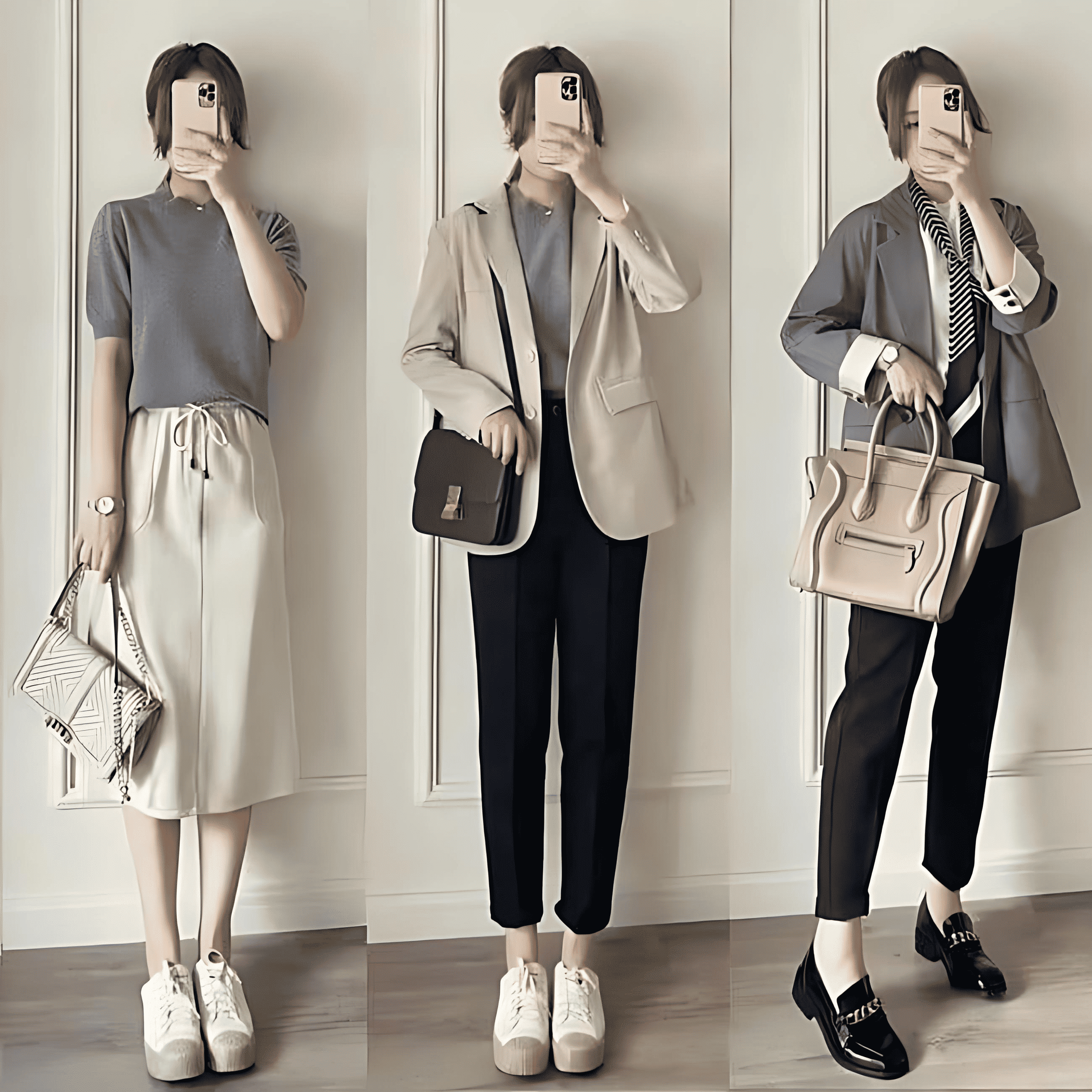 Foto : Rekomendasi outfit untuk musim panas saat ke kantor