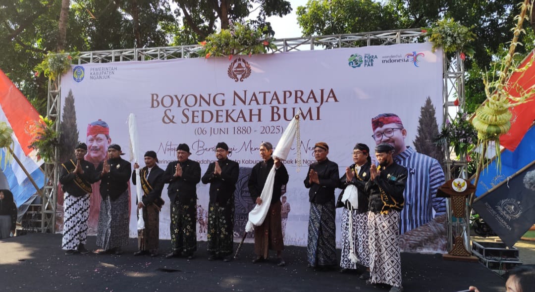 Hormati Sejarah dan Wujud Syukur, Pemkab Nganjuk Gelar Boyong Natapraja dan Sedekah Bumi 2025