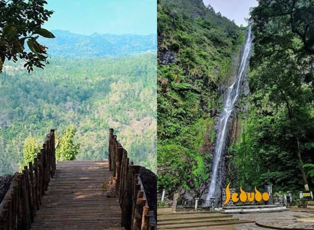 6 wisata alam di nganjuk (foto: kolase instagram)