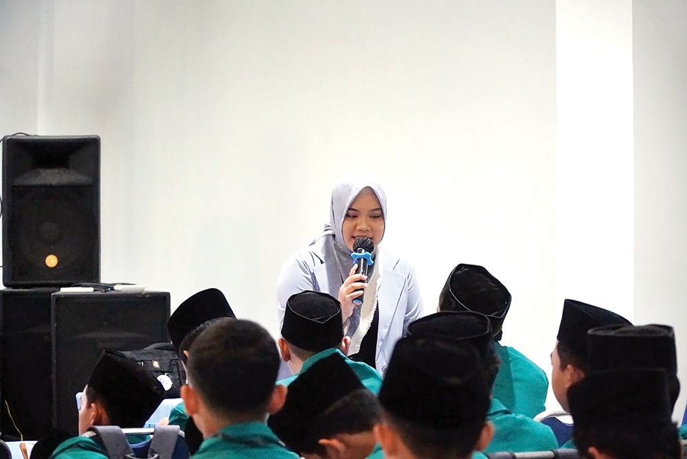 INTERAKTIF: Narasumber menjawab pertanyaan peserta pelatihan