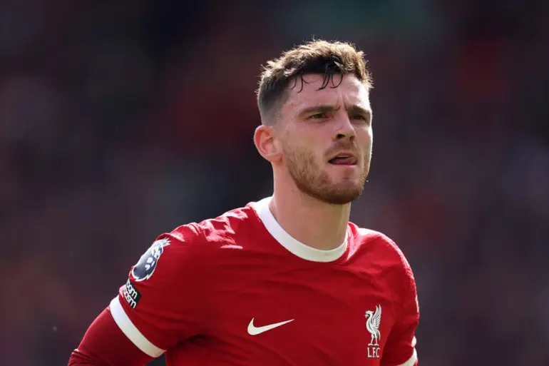 Defender Liverpool Andy Robertson