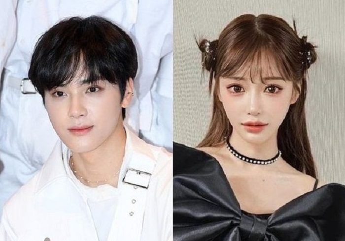 Kolase foto Ju Haknyeon dan Asuka Kirara