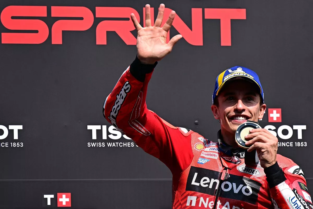 Marc Marquez Kembali juara Sprint Race MotoPG 2025