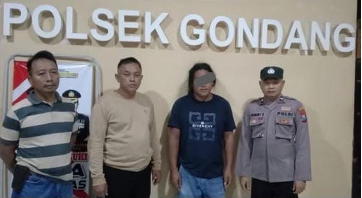 Warga Gondang Tega Bacok Tetangga saat Hajatan
