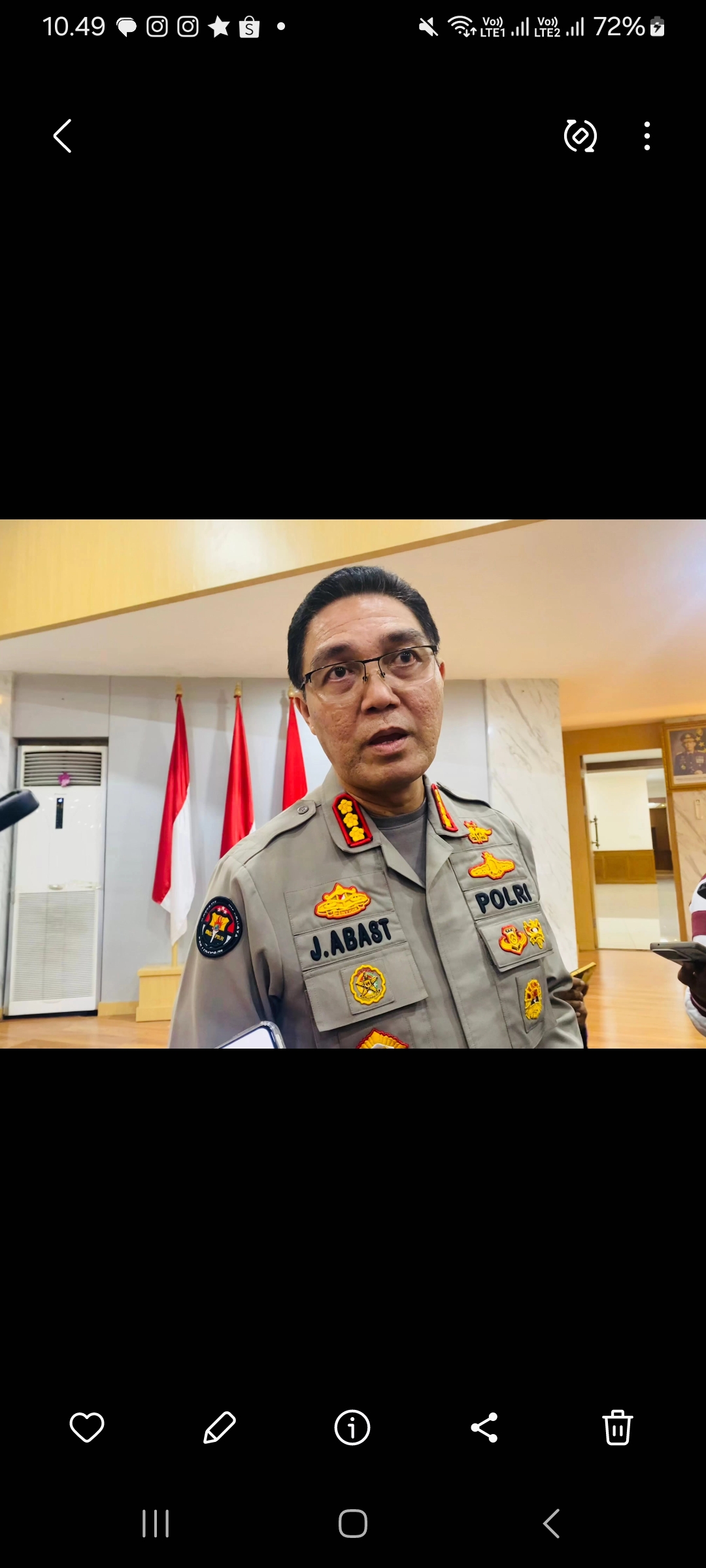 Kabid Humas Polda Jatim Kombes Pol Jules Abraham Abast