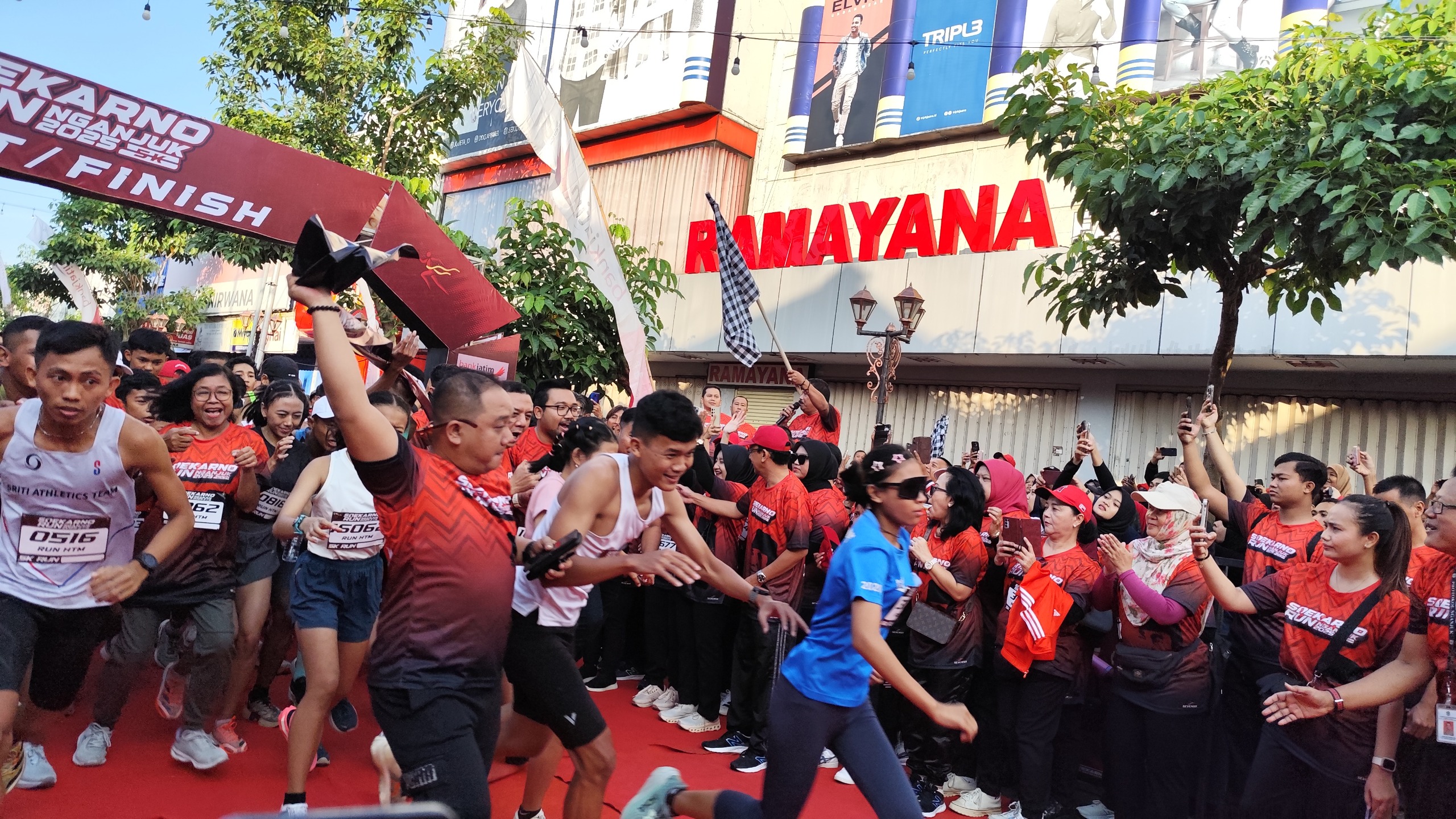 Soekarno Run Nganjuk diserbu peserta