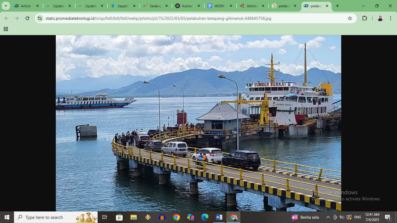 Pelabuhan Ketapang Banyuwangi