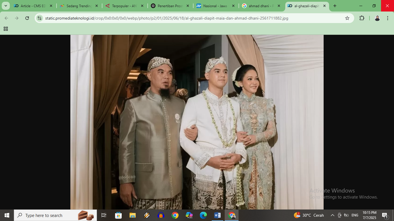 Tanggapan Al Ghazali dan El Rumi atas video sindiran Ahmad Dhani