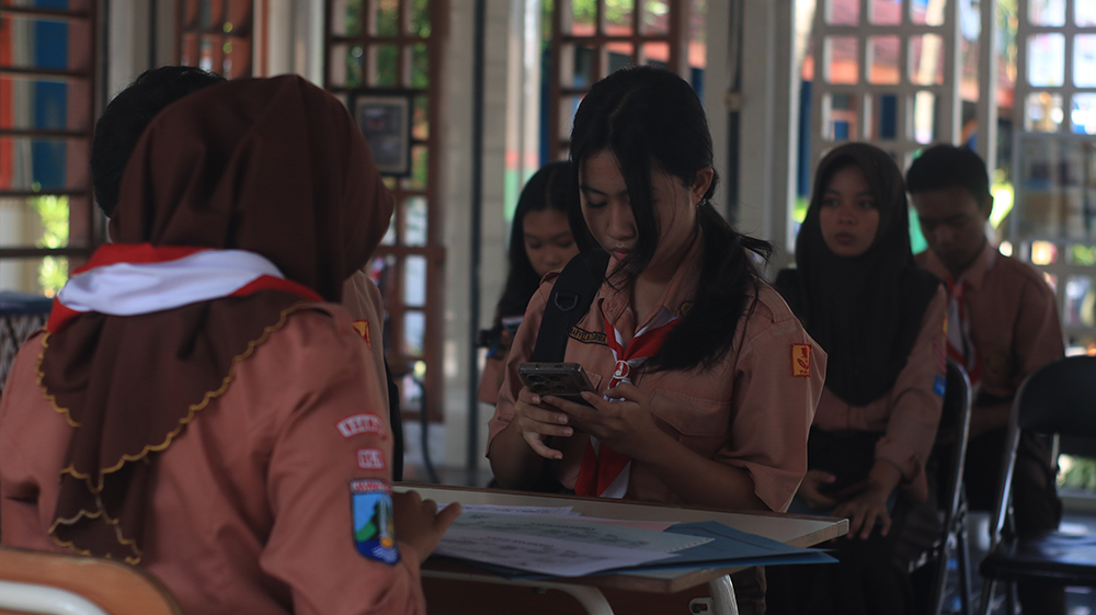 siswa dadftar ulang