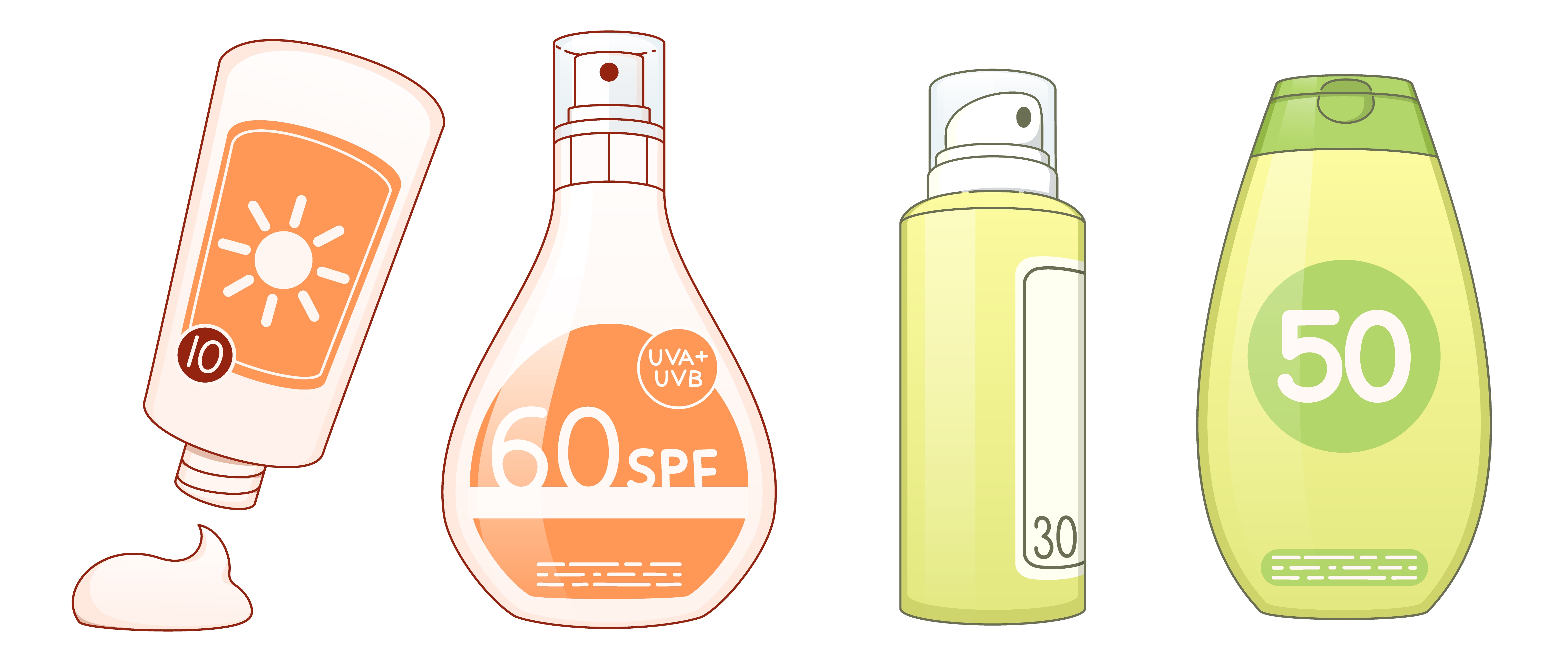 Ilustrasi Sunscreen