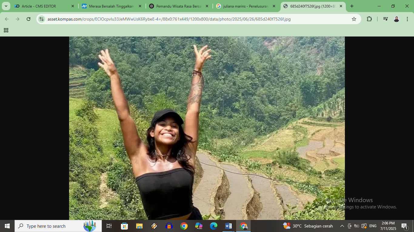 Pengakuan Pemandu Wisata Juliana Marins