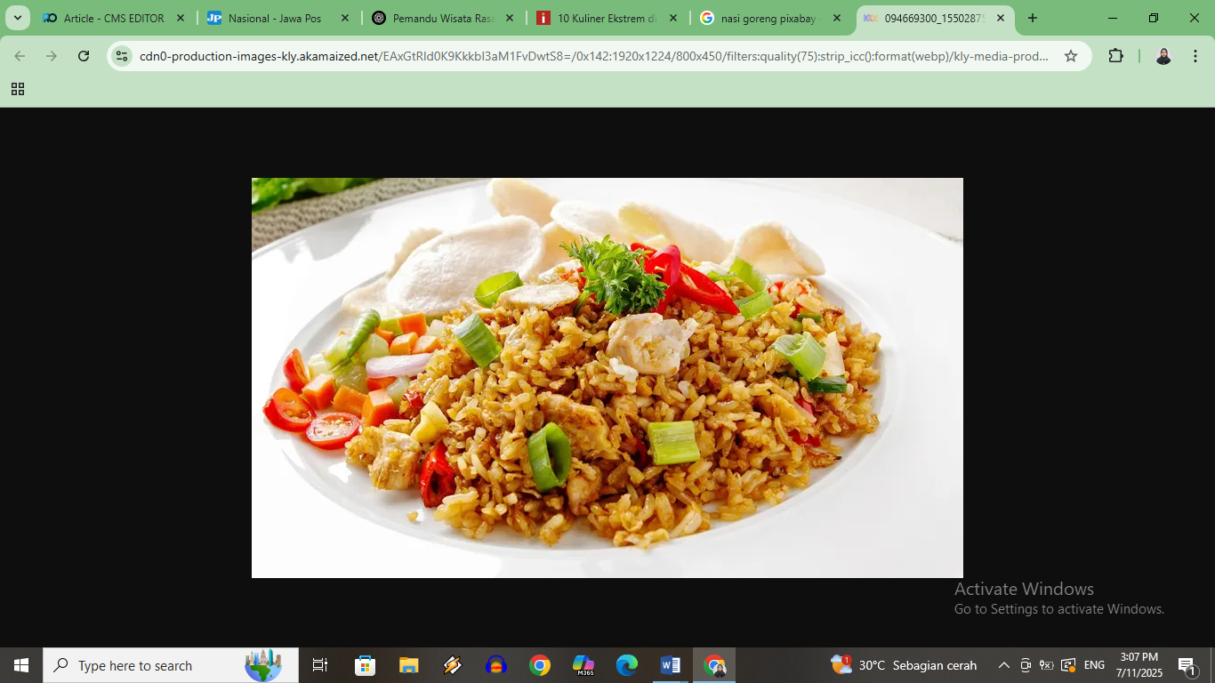 Rekomendasi nasi goreng enak di Nganjuk