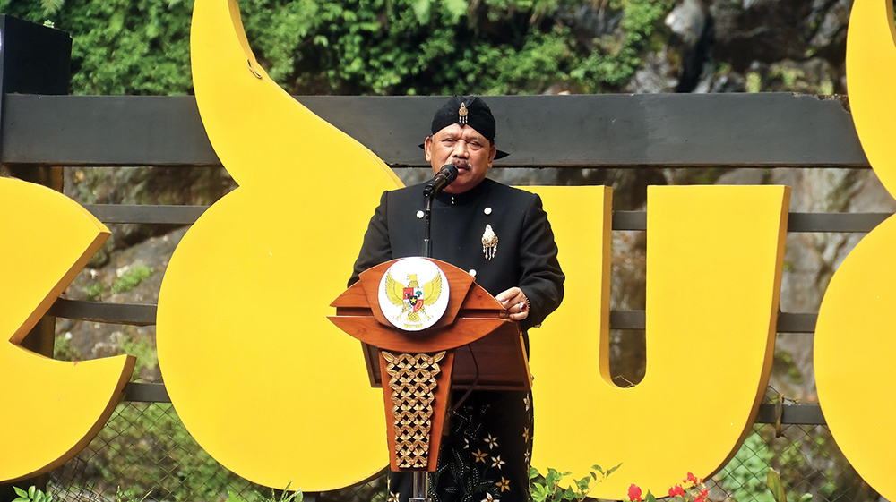 Kang Marhaen berharap Siraman Sedudo bisa menarik wisatawan ke Kota Angin.