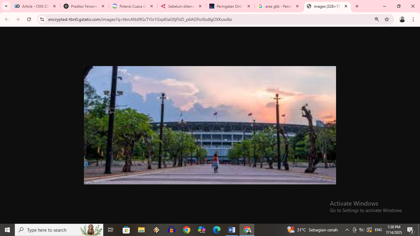 Suara tidak senonoh terdengar di kawasan GBK