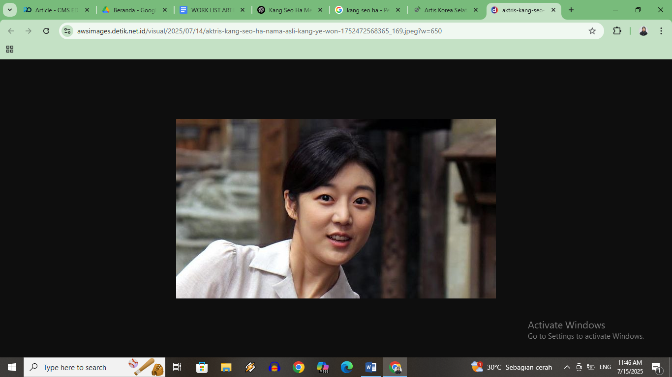 Aktris cantik Kang Seo Ha meninggal dunia