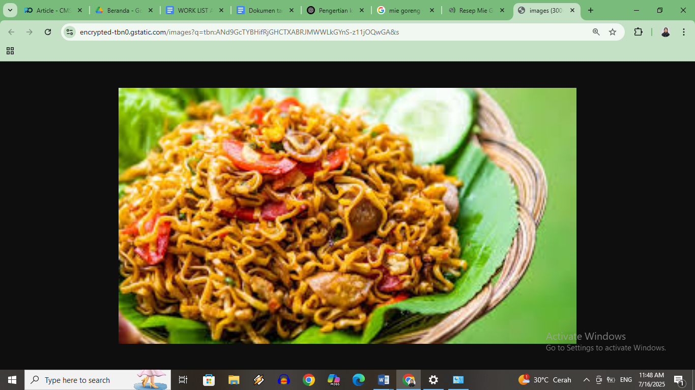 Rekomendasi tempat makan Mie Goreng Mie Godog Nganjuk