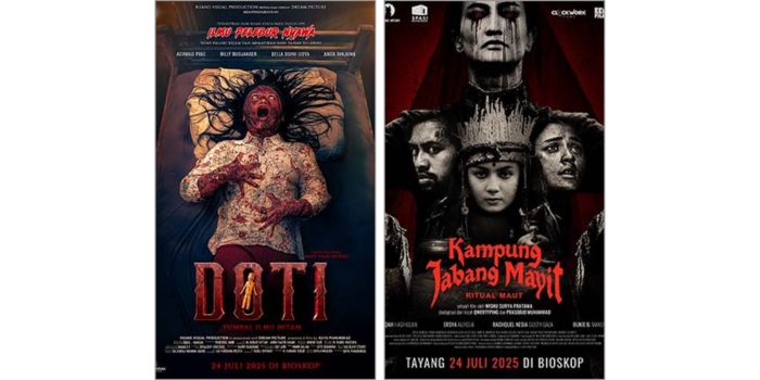 Official Poster FIlm Kampung Jabang Mayit dan Doti: Tumbal Ilmu Hitam