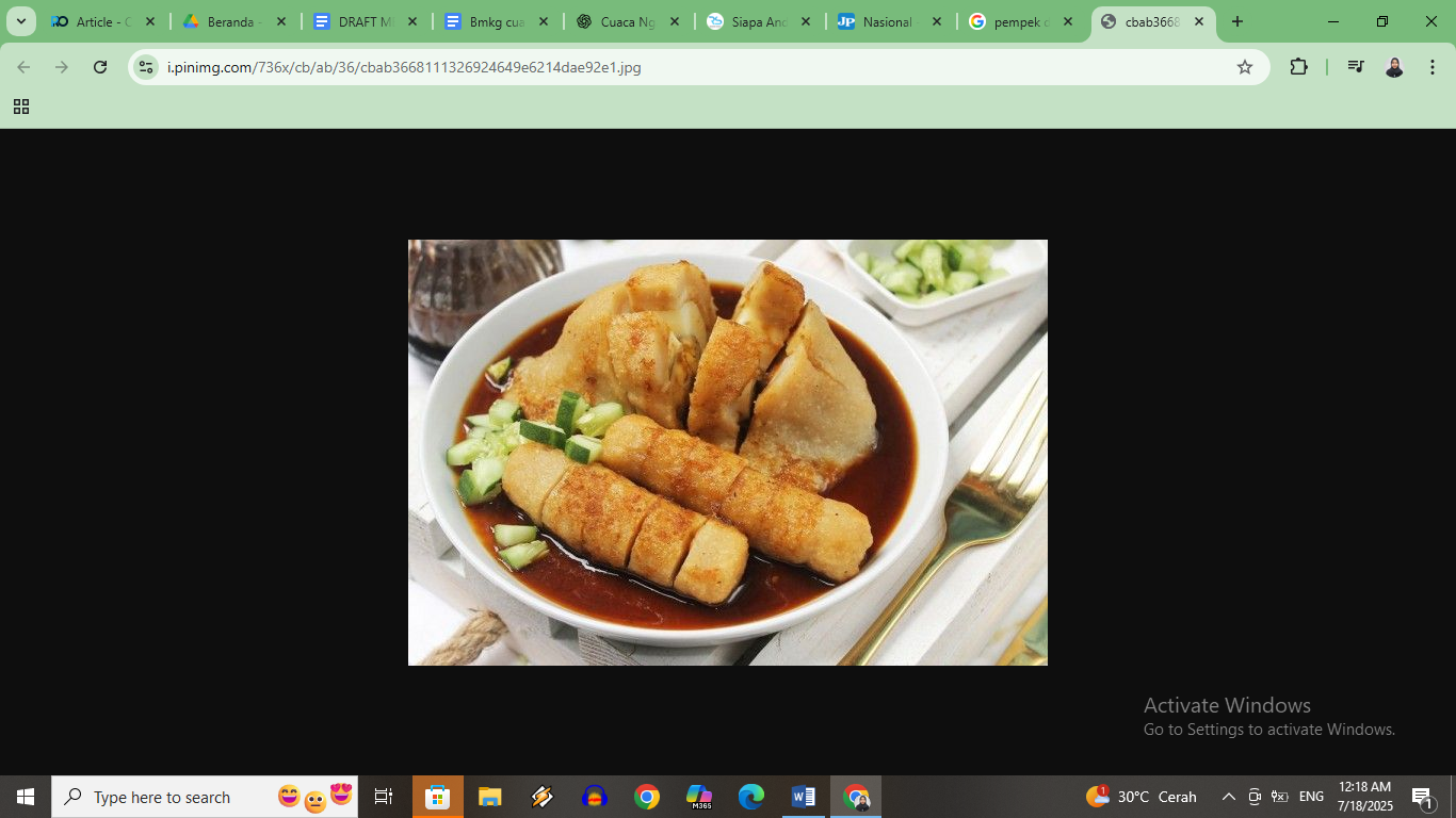 Resep Pempek ala Chef Firhan