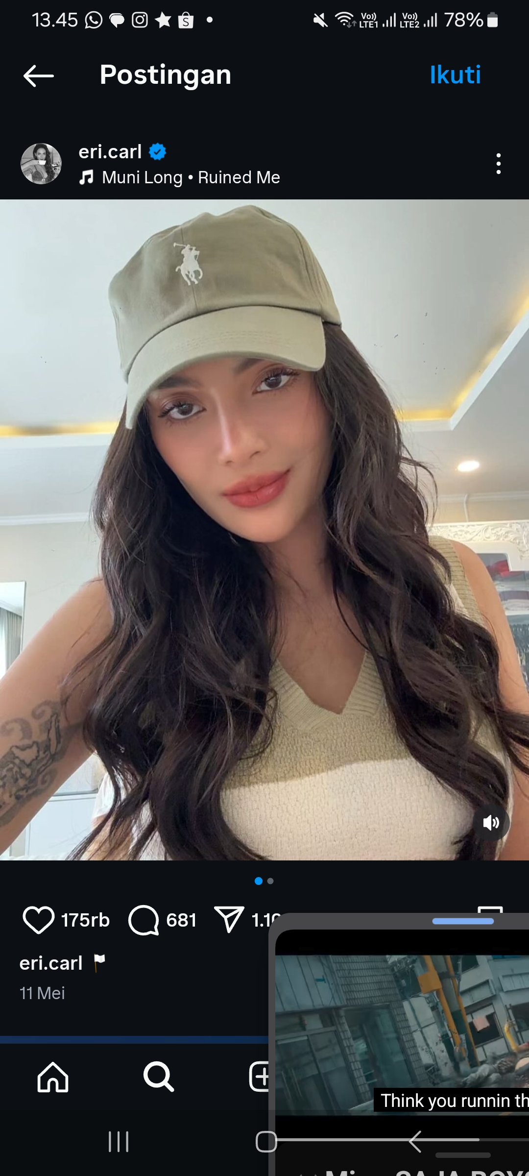 Erika Carlina mengaku hamil di luar nikah