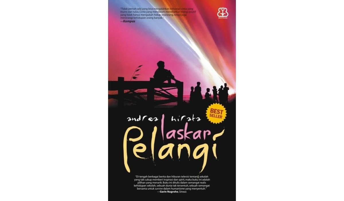 Sampul Buku Laskar Pelangi karya Andrea Hirata