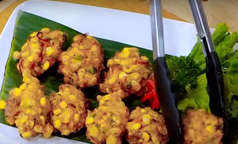 Perkedel jagung yang renyah perlu resep khusus