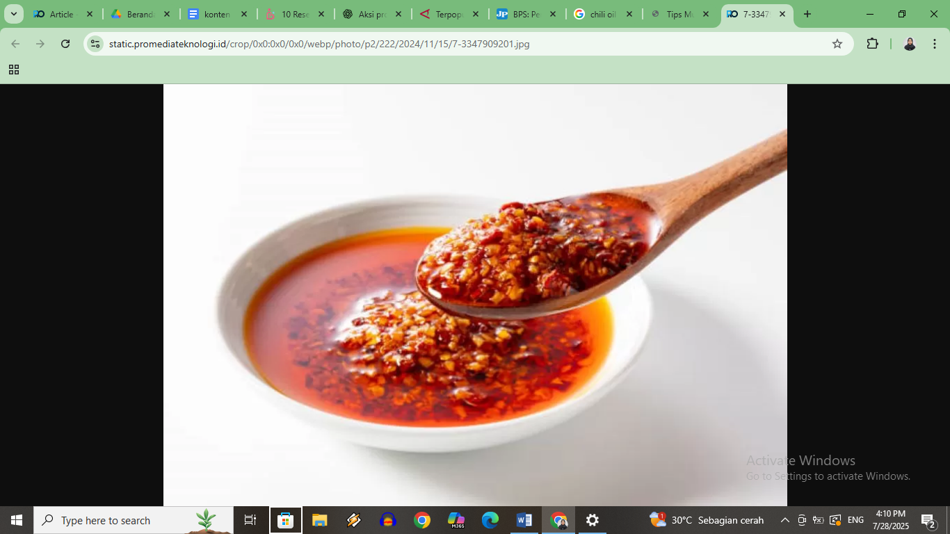 Resep Chili Oil ala Chef Devina
