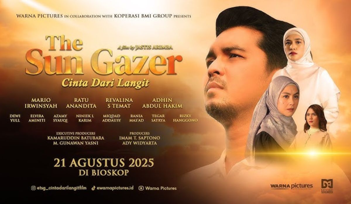 Poster Film The Sun Gazer: Cinta Dari Langit