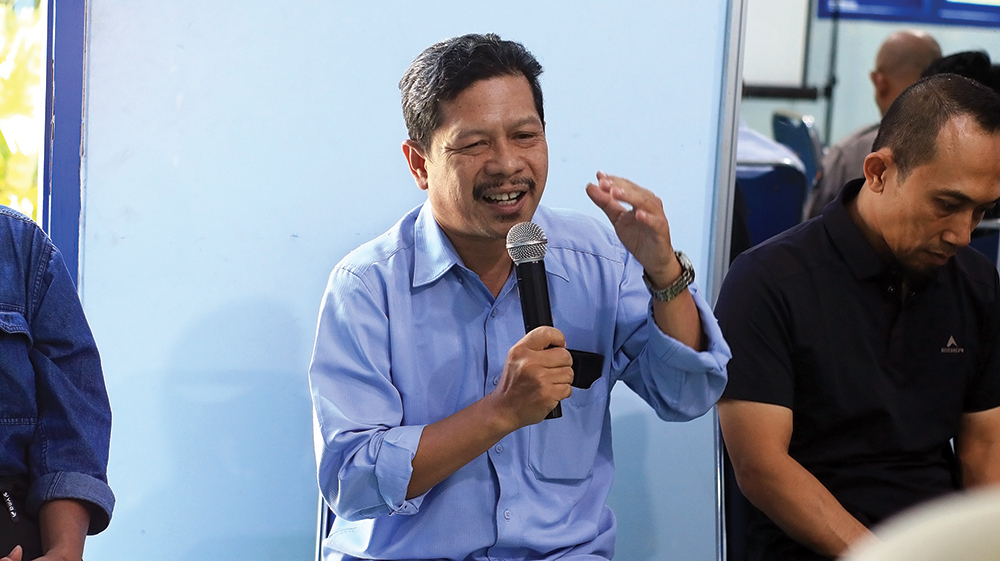 CEGAH KECANDUAN HP: Dekan FUSA UPDN Ali Anwar meminta pelajar aktif berorganisasi.