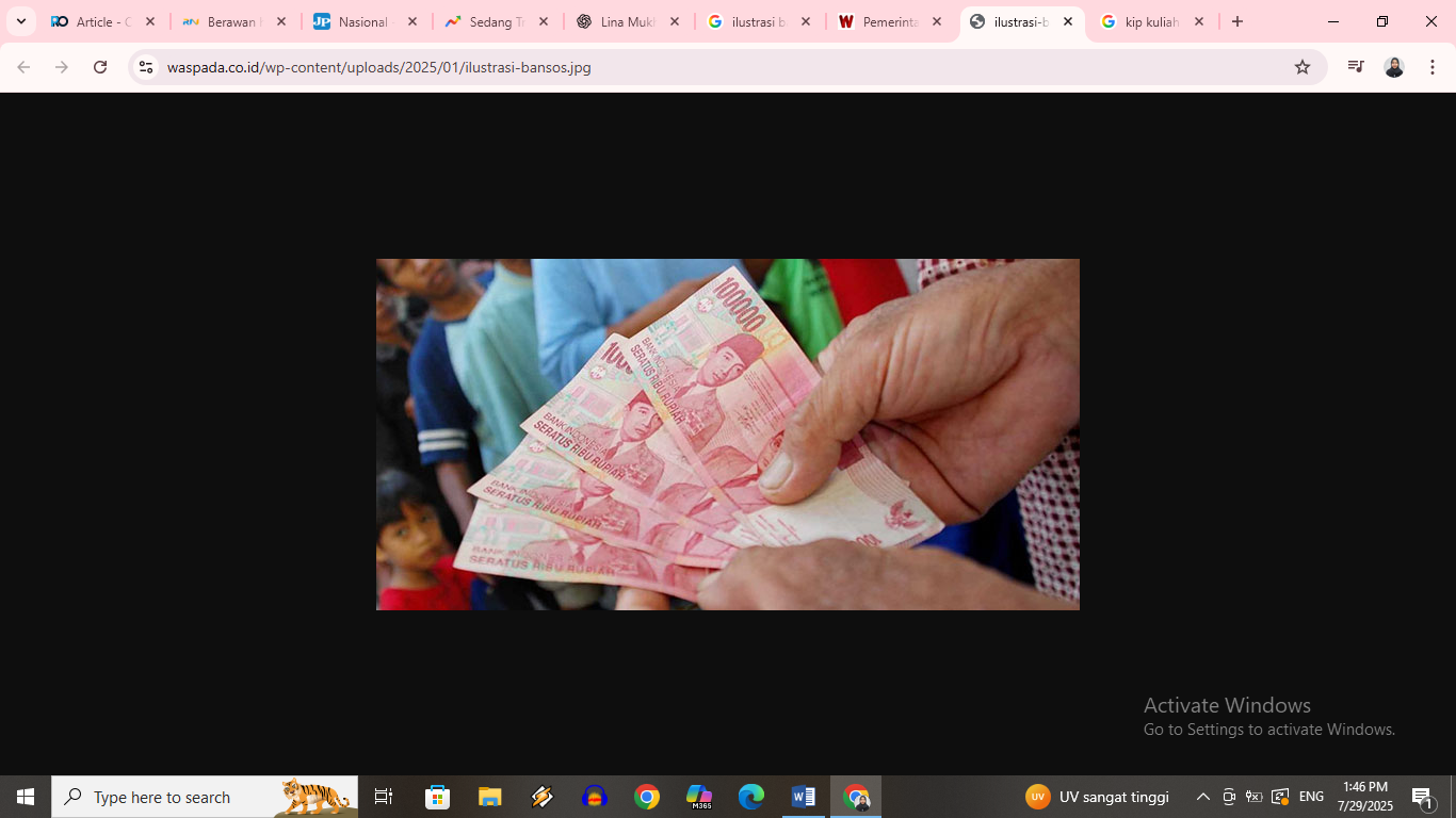 Cara cek bansos dengan KTP