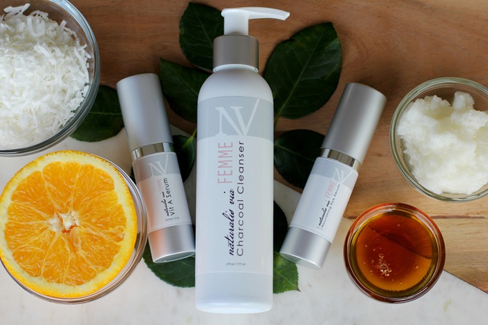 Ilustrasi Skincare Vegan dan Organik