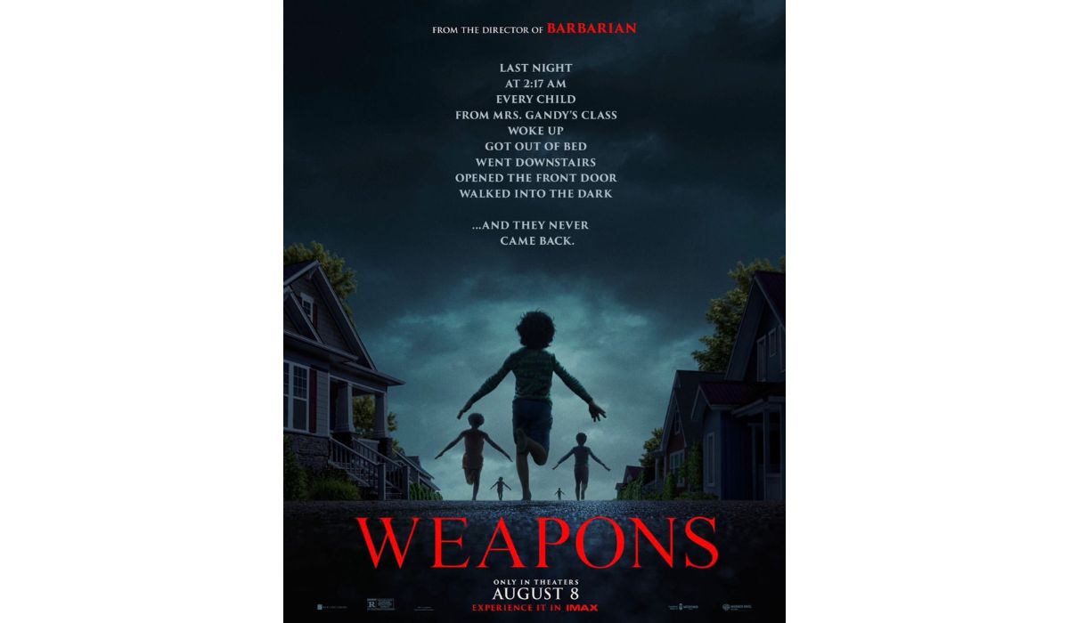 Official Poster Film Weapons (2025)