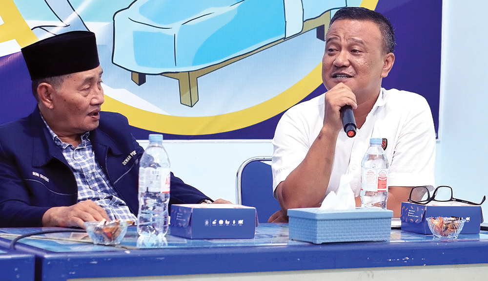 BERBAHAYA: KBO Reskrim Polres Nganjuk Ipda Wisnu Hariadi jelaskan bahaya sleep call.