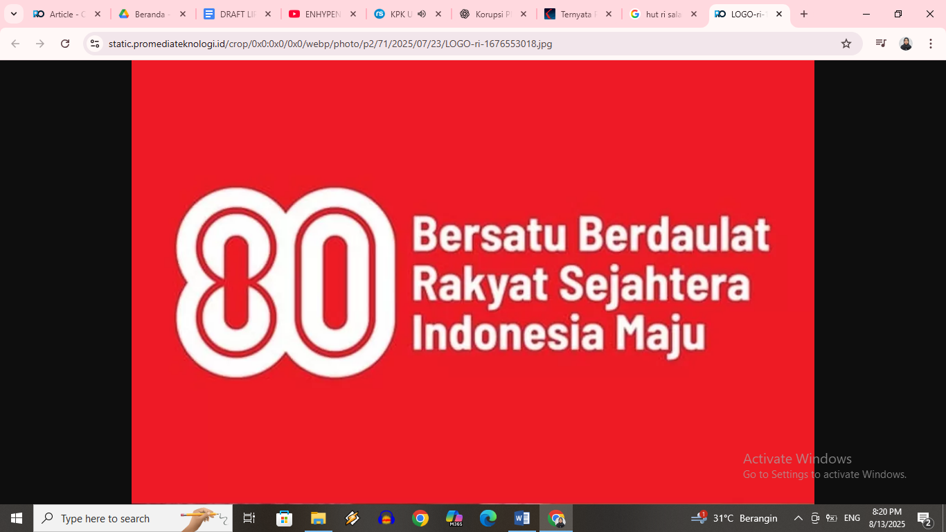 Panduan penulisan HUT RI yang benar menurut Kemendikdasmen