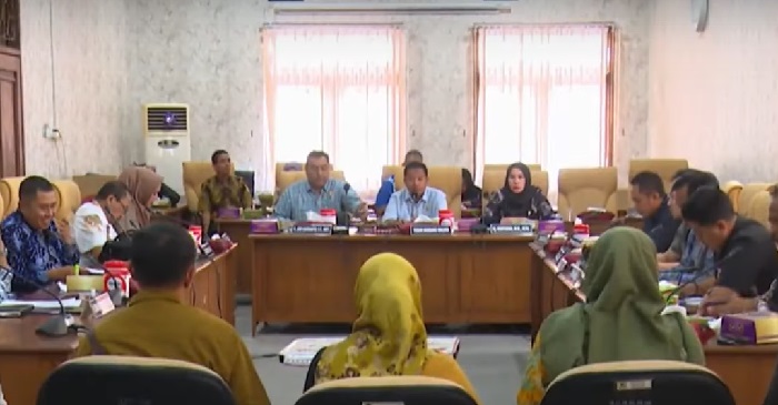 Suasana sidang pedana Pansel Hak Angket DPRD Kab. Pati