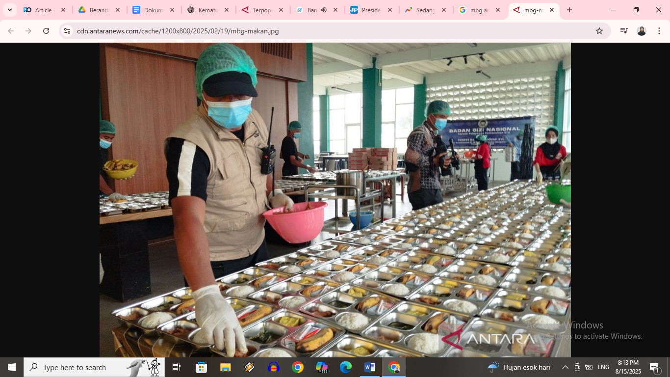 Anggaran pendidikan paling banyak ke MBG