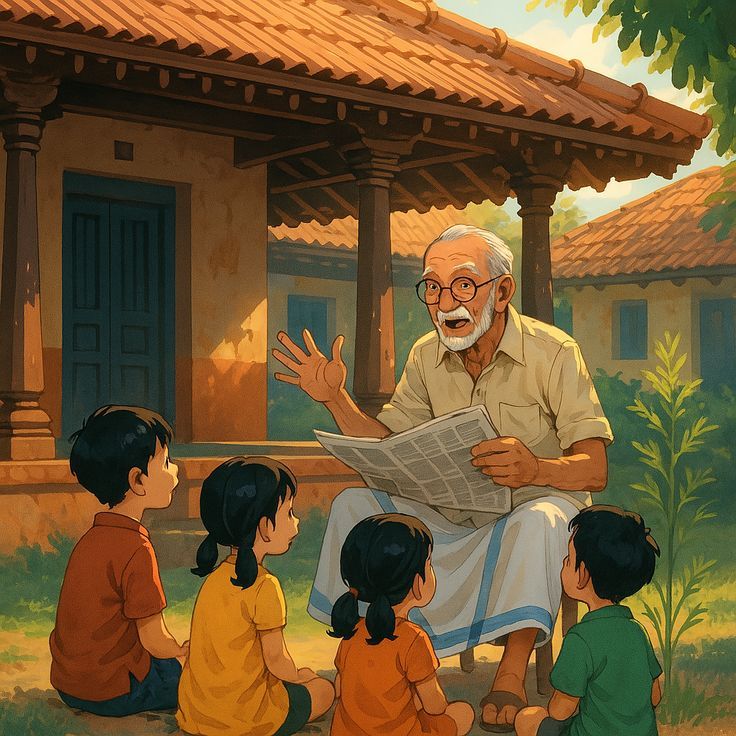 Ilustrasi Pewarisan Sastra Lisan