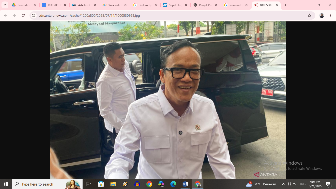 Profil Wamenaker yang terjaring OTT