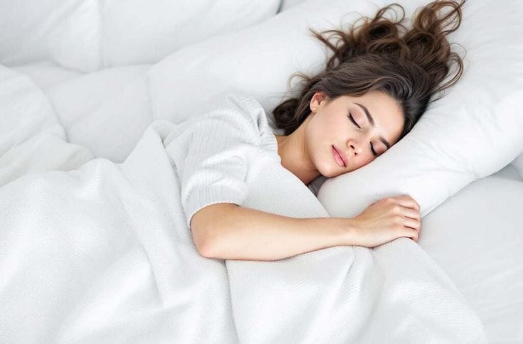 Ilustrasi Seorang Tidur dan sedang Bermimpi