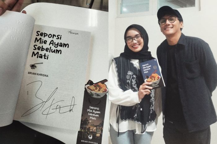 Novel Seporsi Mie Ayam Sebelum Mati karya Brian Khrisna