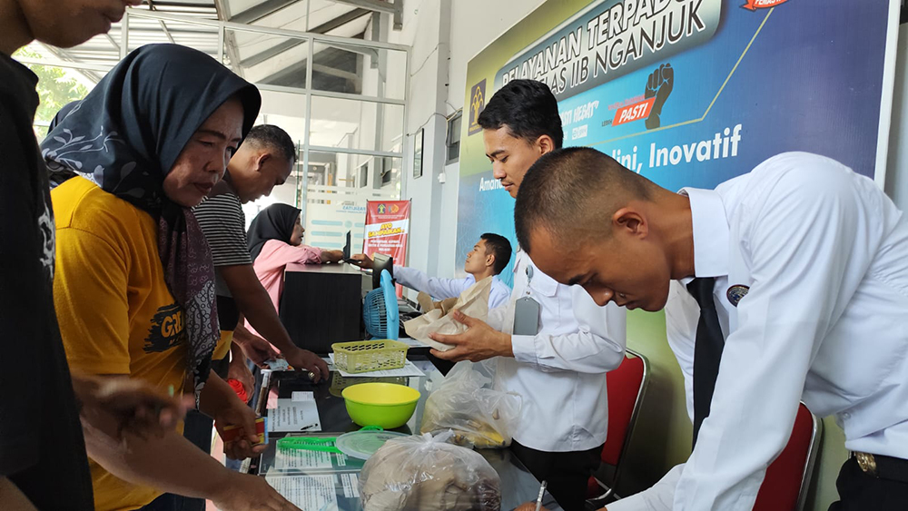 Layanan penitipan makanan di Rumah Tahanan (Rutan) Kelas IIB Nganjuk akan kembali beroperasi