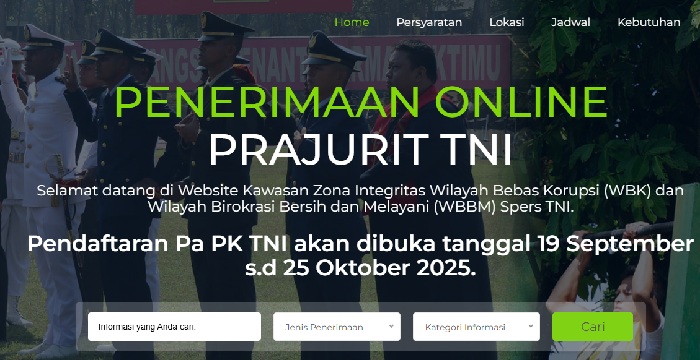 laman https://rekrutmen-tni.mil.id/
