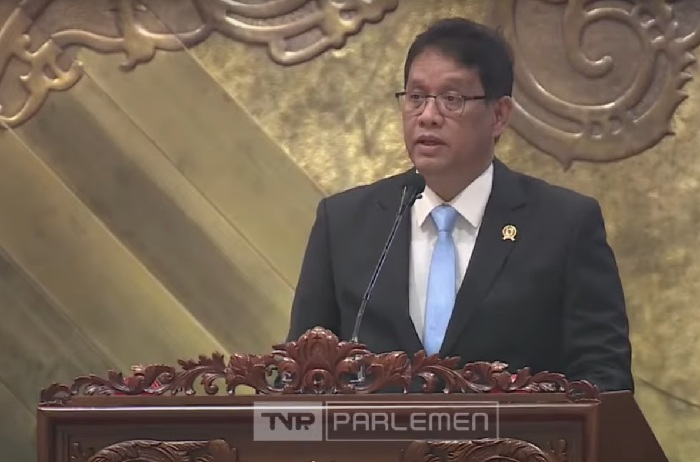 Menterei Keuangan Purbaya, saat Saat Sidang Paripurna DPR RI