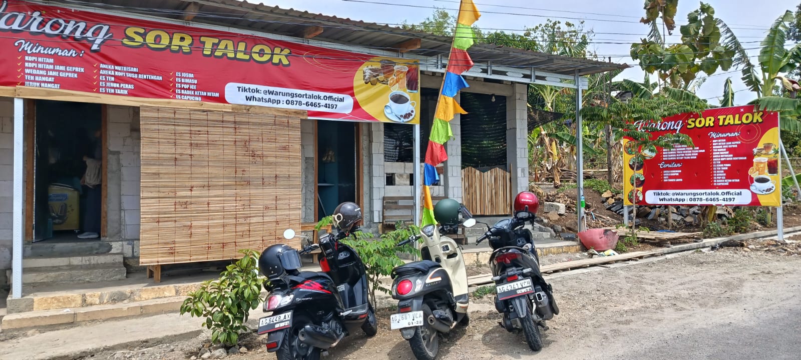 Penampakan depan Warung Sor Talok