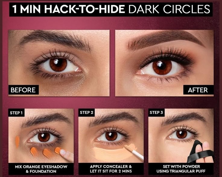Make up untuk menutupi mata panda
