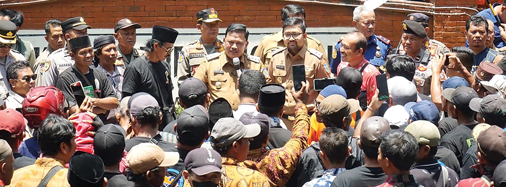 WUJUD NYATA: Kang Marhaen menaikkan insentif RT dan RW se-Nganjuk hingga 50 persen.