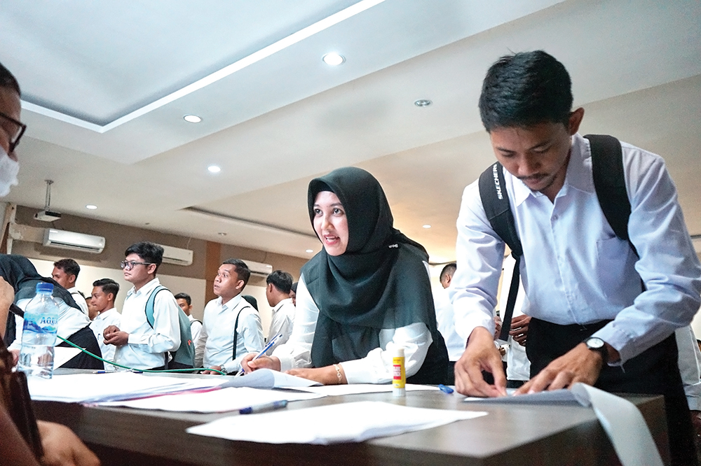 Agus merinci, hingga kemarin, baru 2.008 NI PPPK paruh waktu yang sudah ditetapkan.