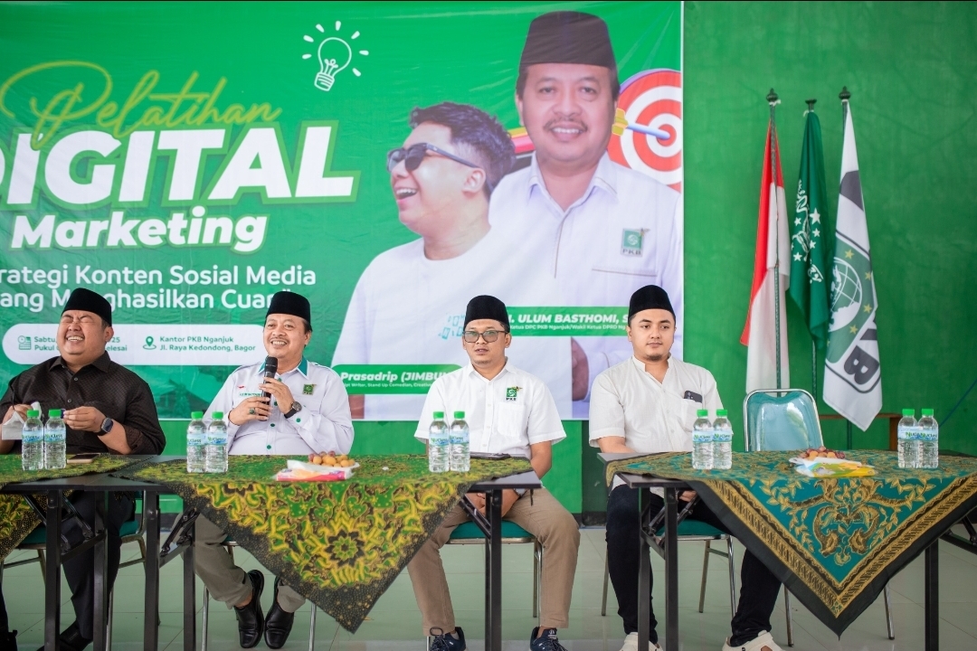 Kang Ulum Ajak Anak Muda Manfaatkan Sosmed, PKB Nganjuk Bekali Digital Marketing
