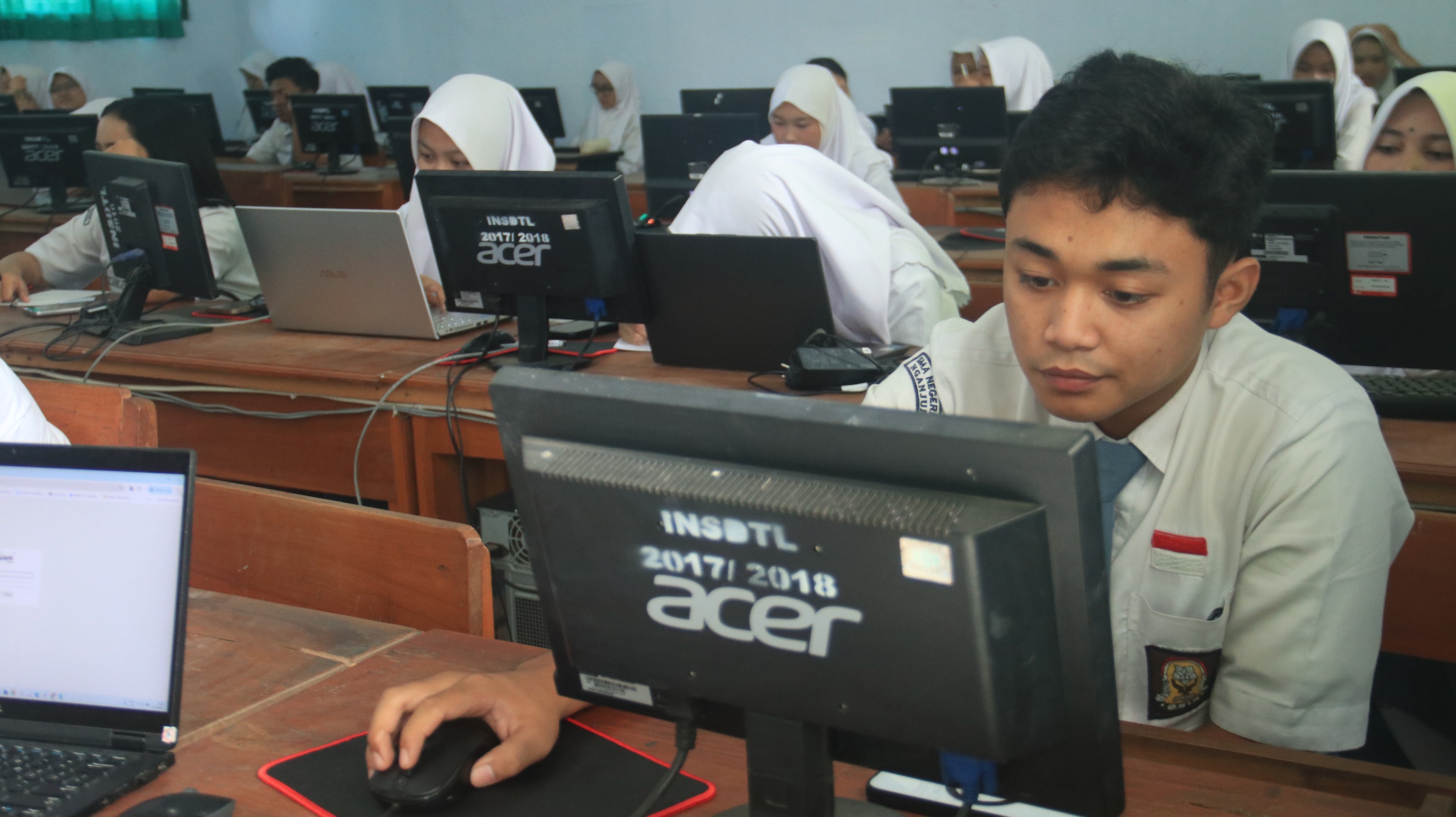 Try Out TKA di SMAN 1 Nganjuk