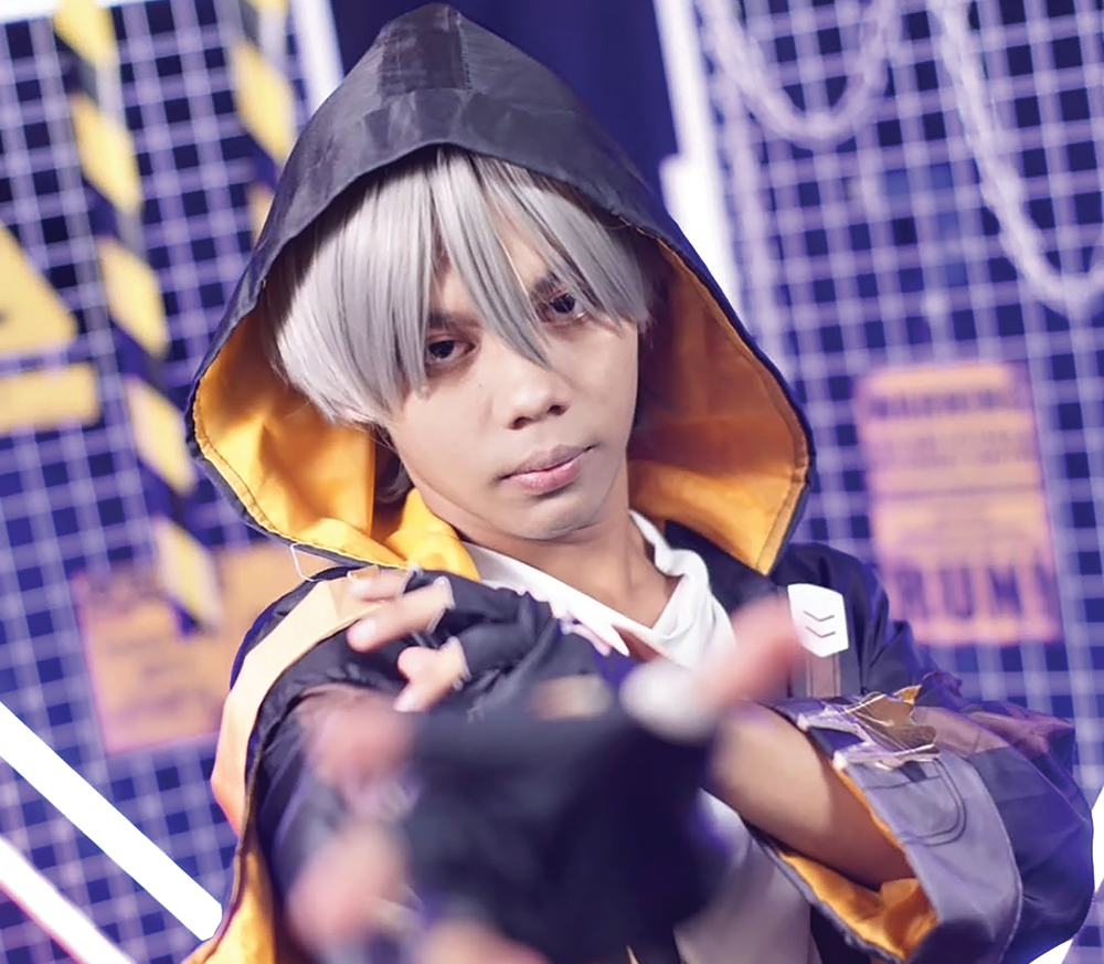 KEREN: Feri cosplay karakter game.