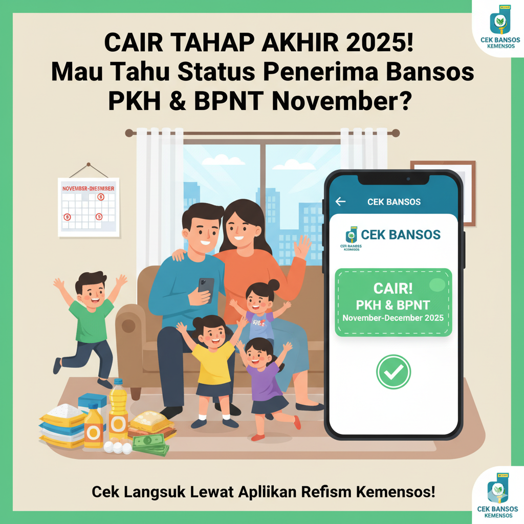 Ilustrasi Cara Melihat Status Penerima Bansos PKH dan BPNT November